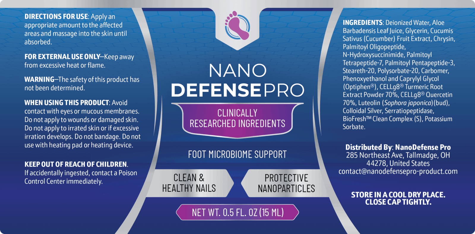 NanoDefense Pro Ingredients